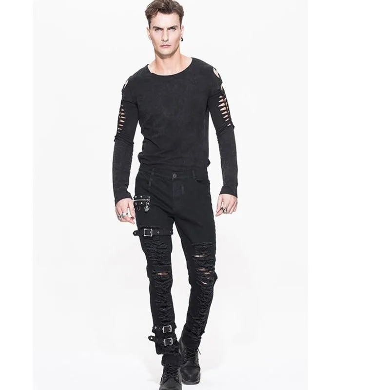 Gothic Hose mit Löchern – Bild 2