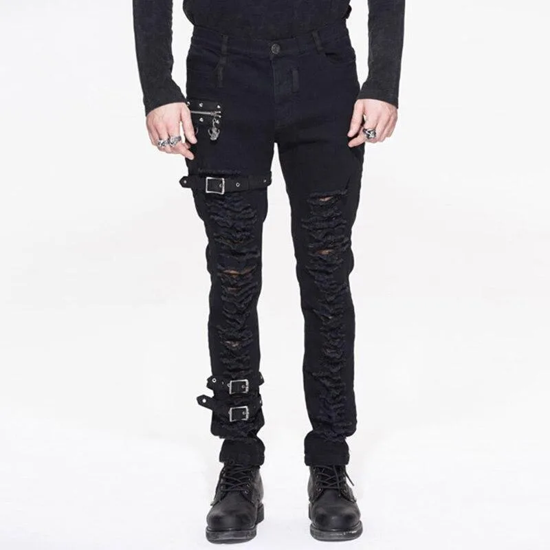 Gothic Hose mit Löchern – Bild 3