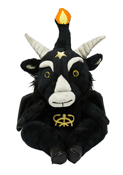 Plüschfigur im Gothic-Stil