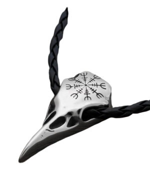 Gotischer Anhänger Rabenschädel