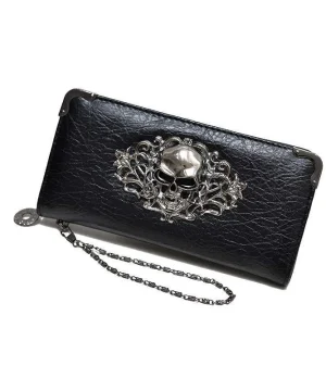 Gothic Geldbörse Totenkopf
