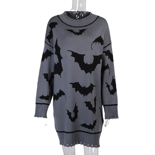 Gothic Pullover Fledermaus – Bild 2