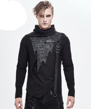 Gothic Pullover Rollkragenpullover