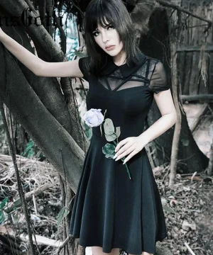 Gothic Kleid Lolita Schwarz