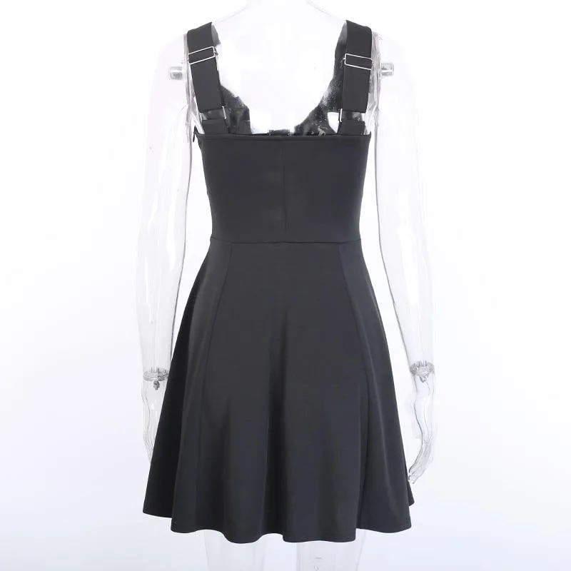 Gothic Kleid Kurzer Mond – Bild 2