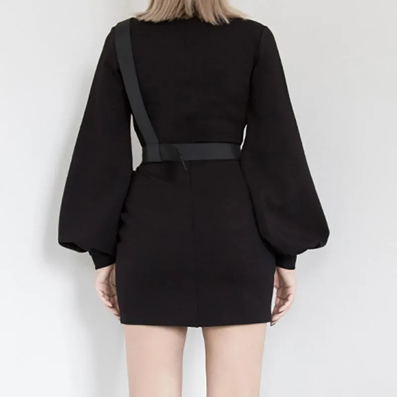 Gothic Kleid Schwarzer Punk – Bild 3