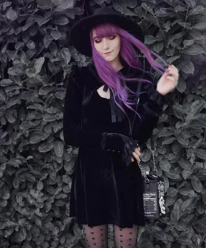 Gothic Kleid Schwarzer Vampir