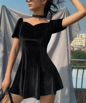 Gothic Kleid Sexy Streetwear