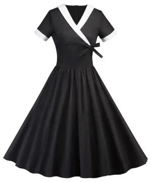 Gothic Kleid mit Fliege