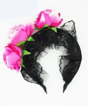 Haarband mit floraler Spitze für Hochzeit oder Vintage-Stil