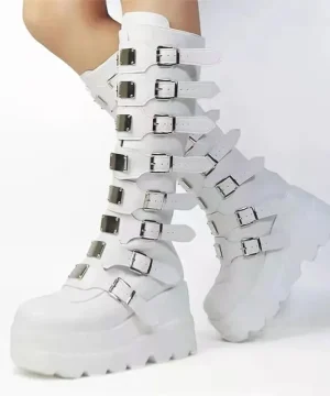 Gotische Cybergoth Stiefel