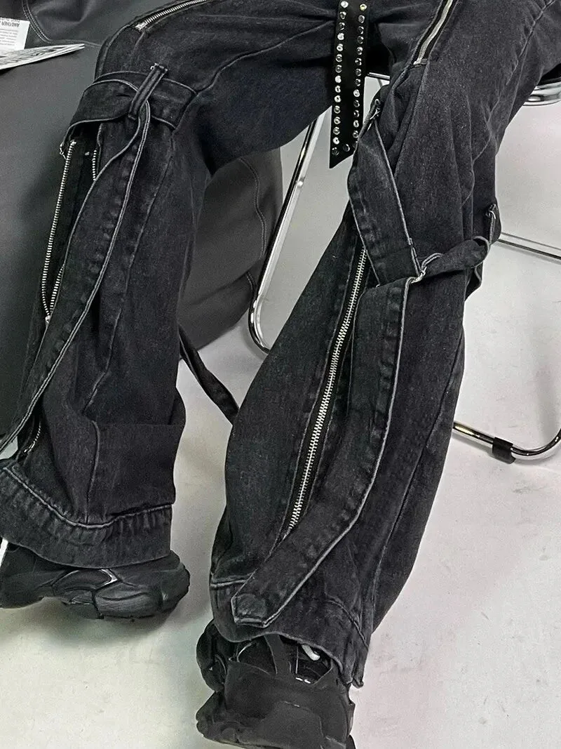 Gotische Baggy Jeanshose – Bild 2