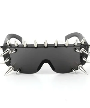 Punk-Sonnenbrille mit Nieten-Design