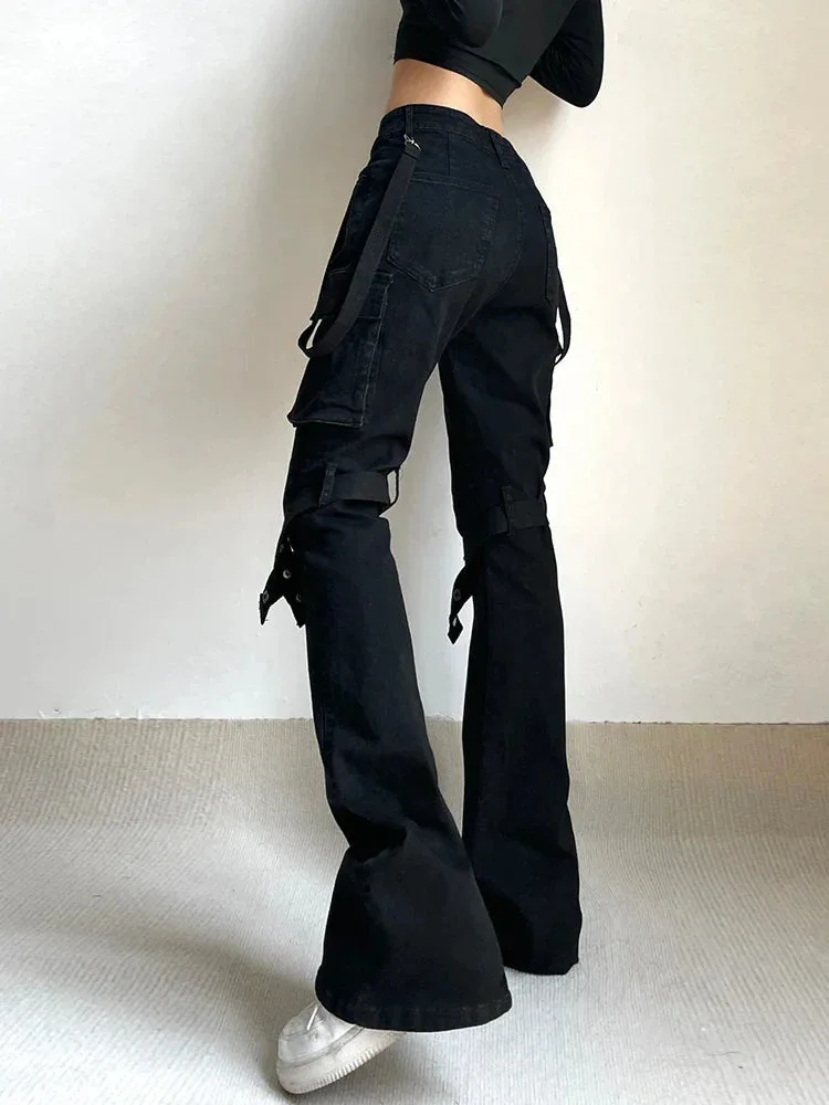 Gothic Punk Cargo Jeans – Bild 3