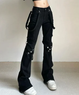 Gothic Punk Cargo Jeans