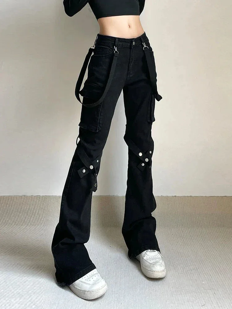 Gothic Punk Cargo Jeans