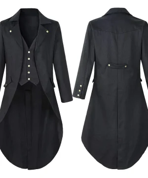 Gotische viktorianische Steampunk Jacke