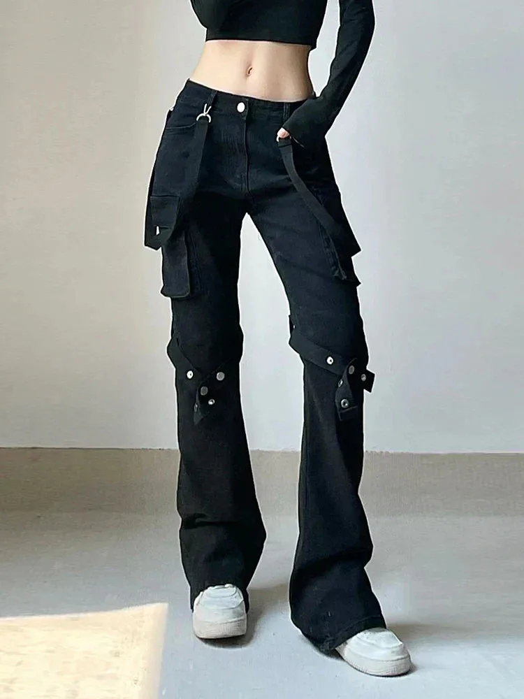 Gothic Punk Cargo Jeans – Bild 5