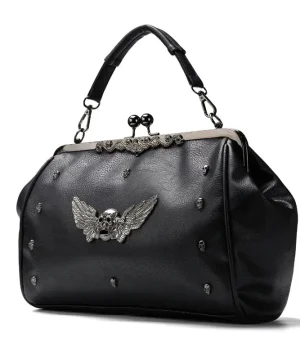 Gothic Rivet Boston Handtasche