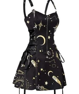 Gothic Lunar Schnürkleid