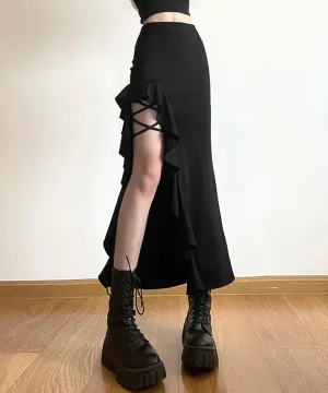 Geschlitzter Gothic Rock