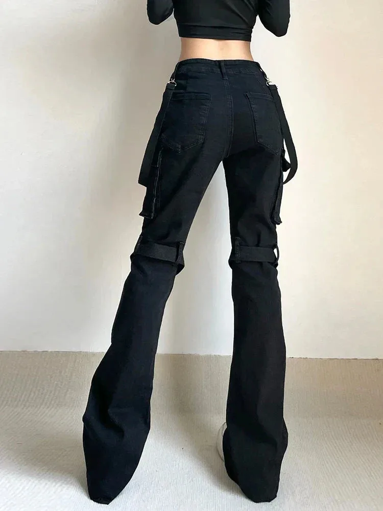Gothic Punk Cargo Jeans – Bild 4