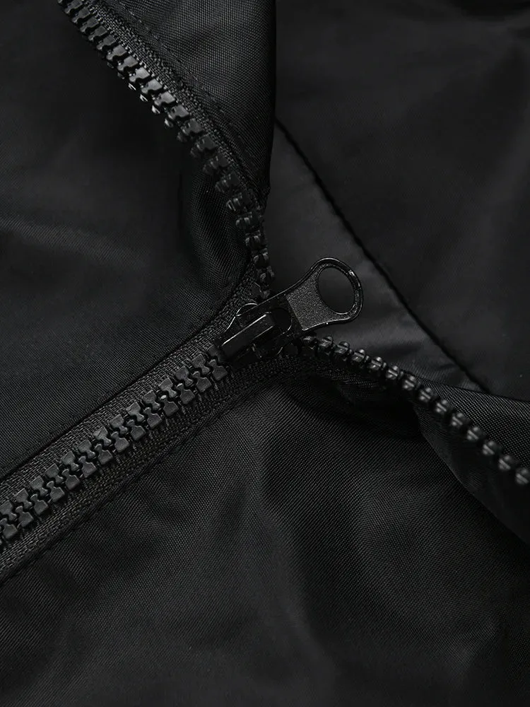 Gothic Jacke mit Kapuze und nackten Schultern – Bild 5