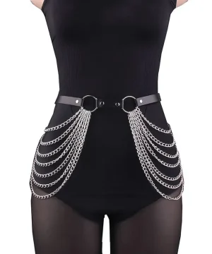 Modischer Body mit Ketten-Accessoire