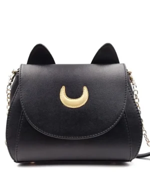 Gothic Handtasche Elegante Katze