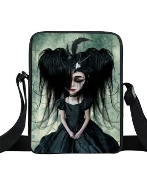 Gothic Tasche <br />Cartoon Mädchen