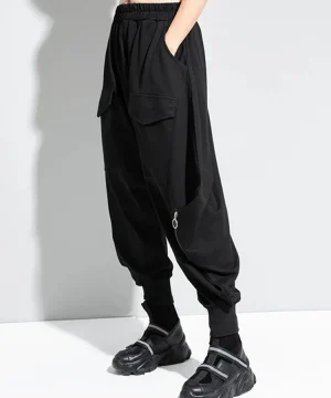 Lockere Gothic Hose mit hoher Taille