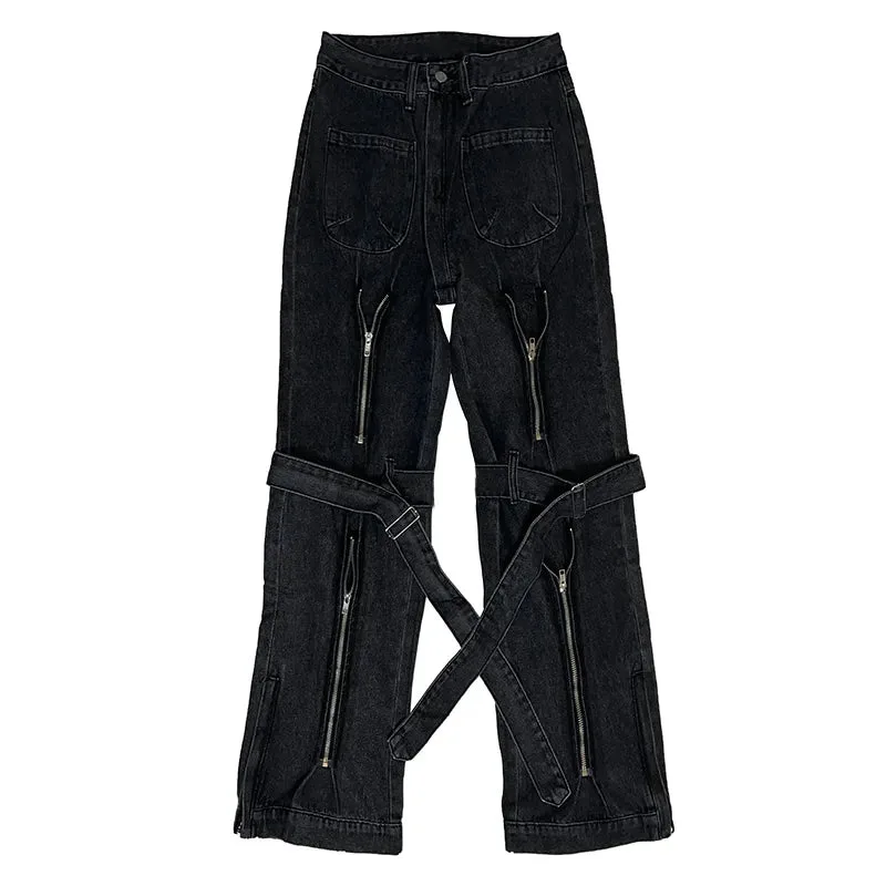 Gotische Baggy Jeanshose – Bild 3