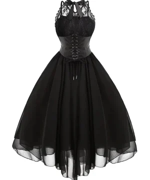 Gothic Korsett Cosplay Kleid