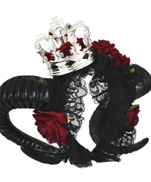 Haarreif mit roten Teufelshörnern