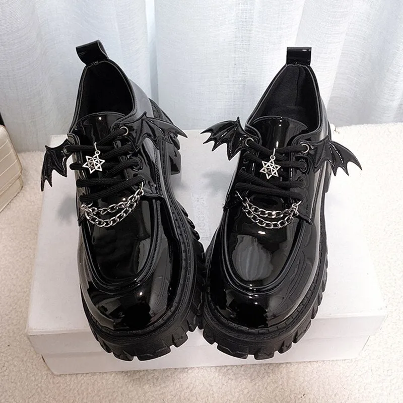 Gothic Lolita Fledermausschuhe – Bild 3