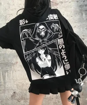 Gothic Sweatshirt Grim Reaper Lolita