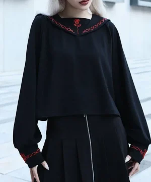 Gothic Sweatshirt Kpop Lolita