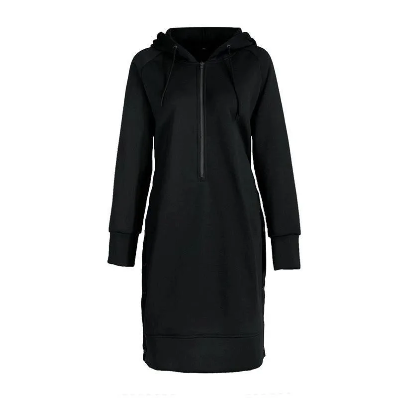 Gothic Sweatshirt Lang Schwarz