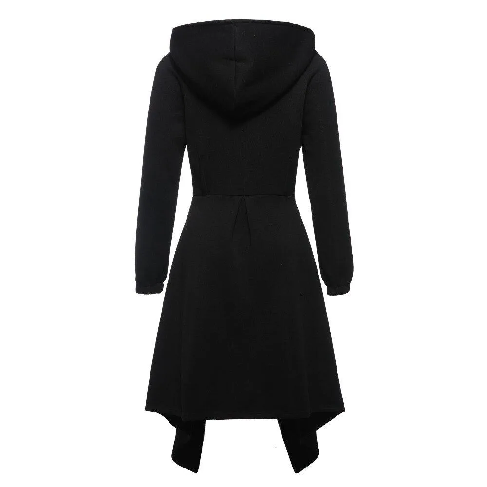 Gothic Sweatshirt Schwarz Lässig