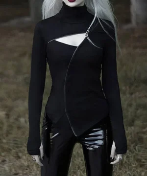 Gothic Sweatshirt Preppy Moto