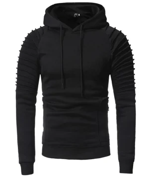 Gothic Sweatshirt mit umgeschlagenen Ärmeln