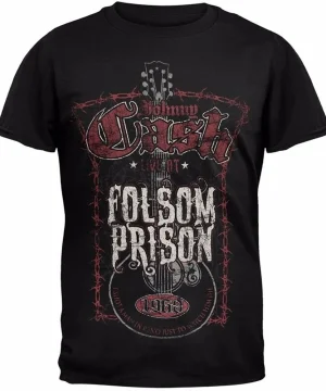 Gothic T Shirt Johnny Cash Folsom Prison