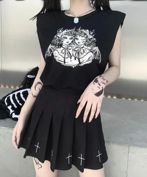Gothic <br/> Ärmelloses T Shirt
