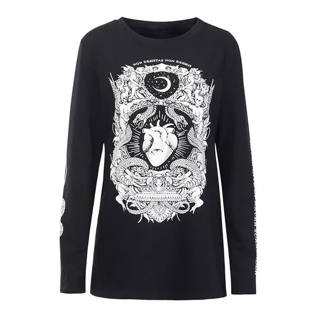 Gothic Langarm T Shirt – Bild 3