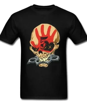 Gothic T Shirt DJ Schädel