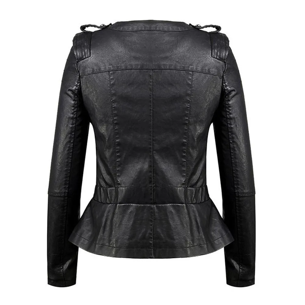 Gothic Jacke Kurze Bikerjacke – Bild 2