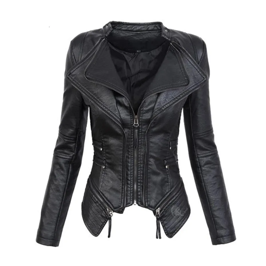 Gothic Jacke Kurz (Kunstleder)