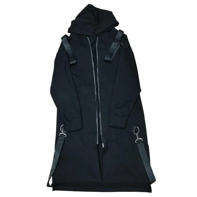 Gothic Jacke Schwarz lang – Bild 4