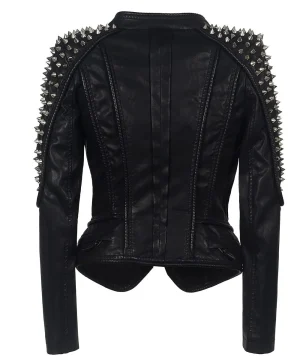 Gothic Punkjacke (Kunstleder)