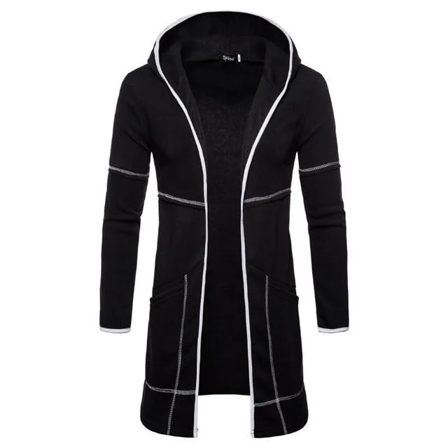 Gothic Jacke mit schwarzer Kapuze – Bild 2